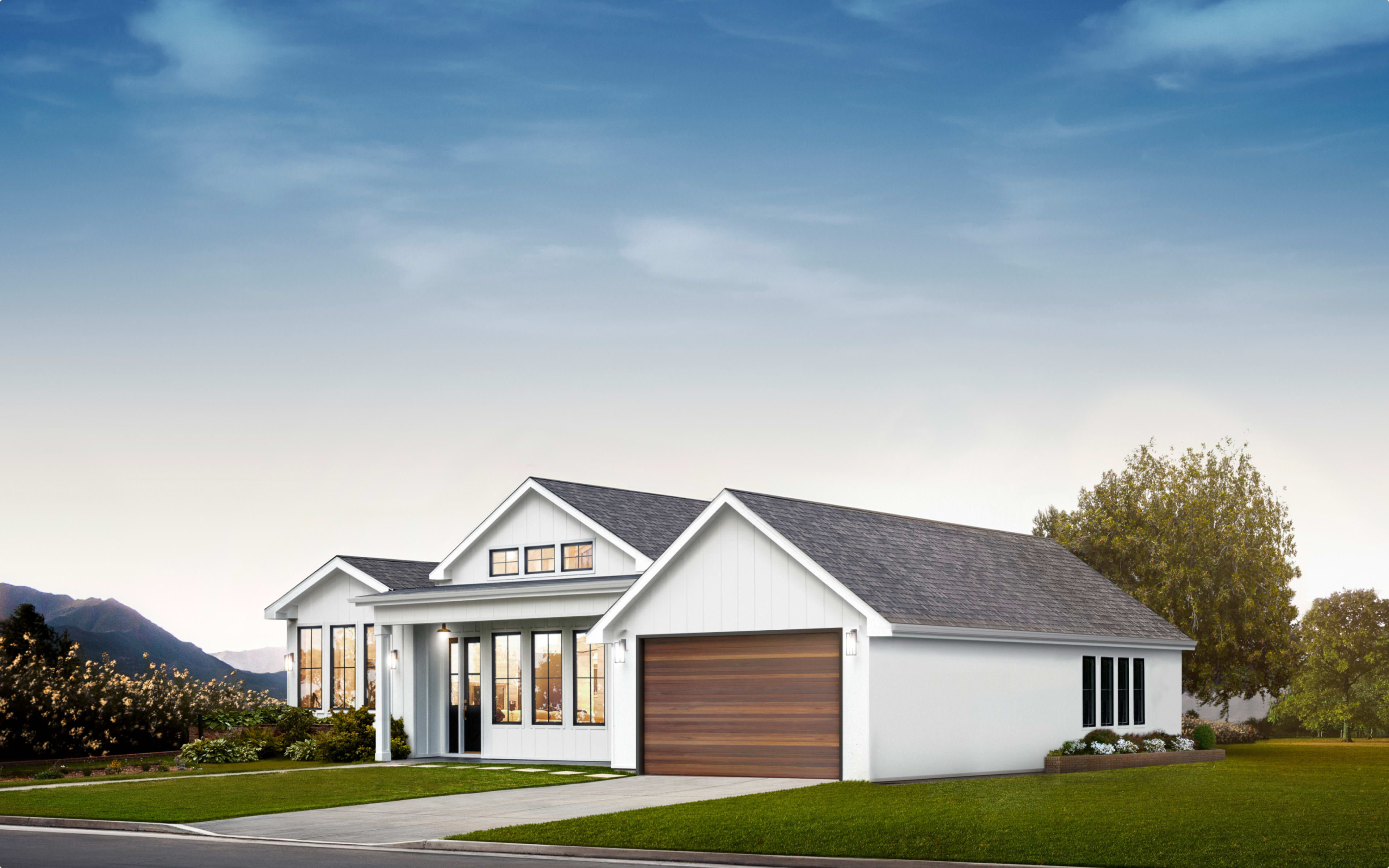 Modern bir evde Tesla kurulumu için uygun alanı gösteren örnek görsel